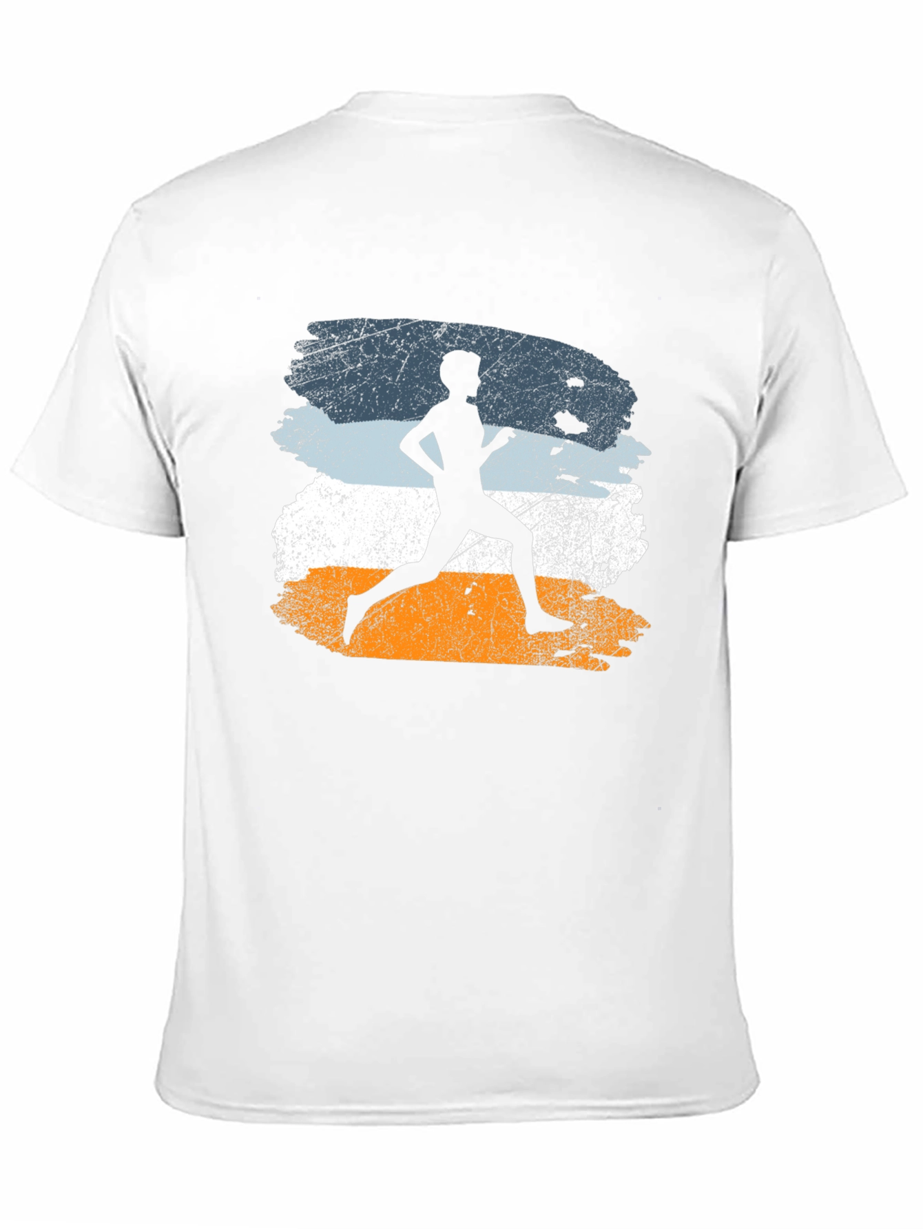 Retro Runner Graphic Tee - Black Athletic Shirt