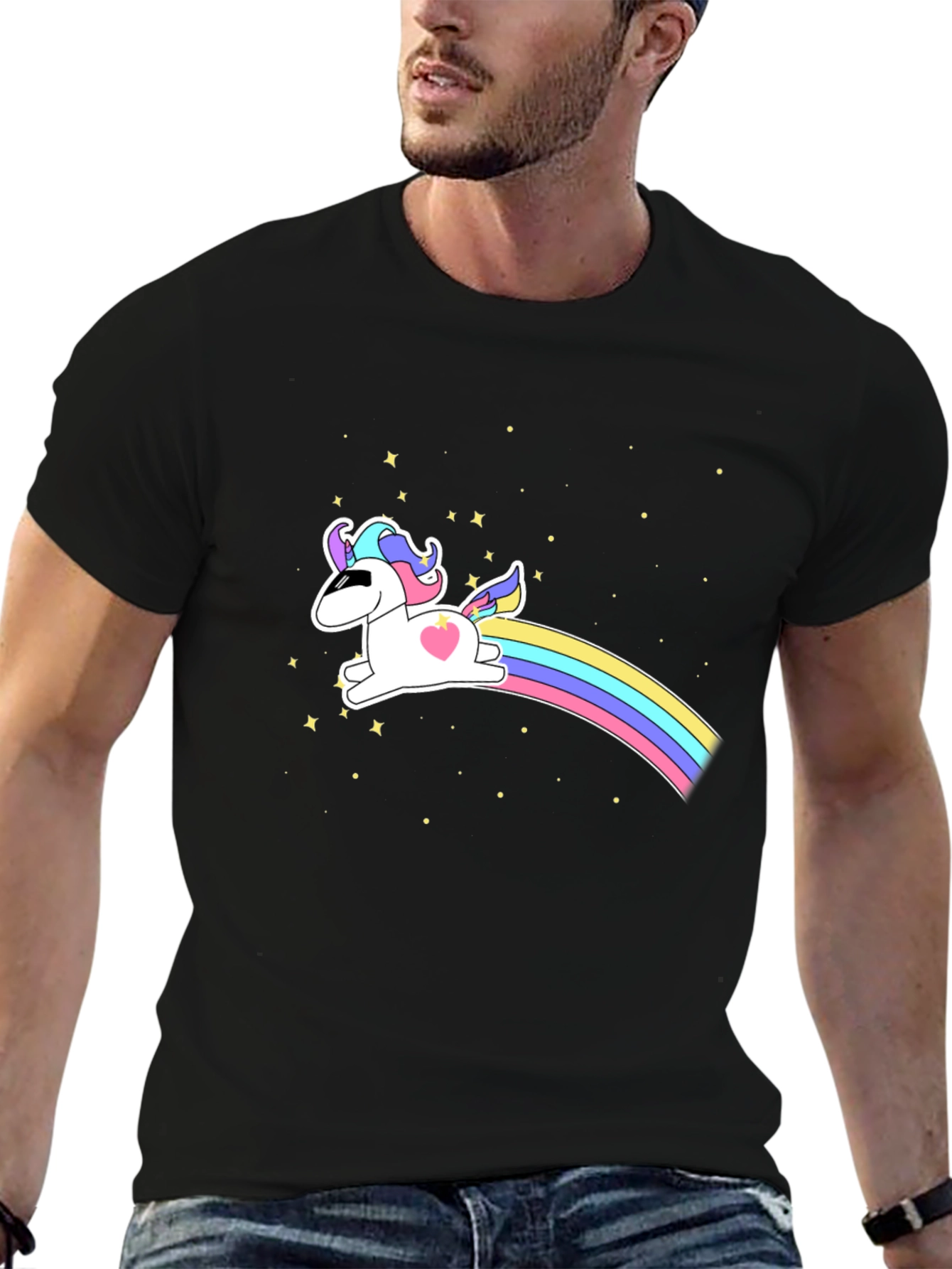 Rainbow Unicorn Graphic Tee