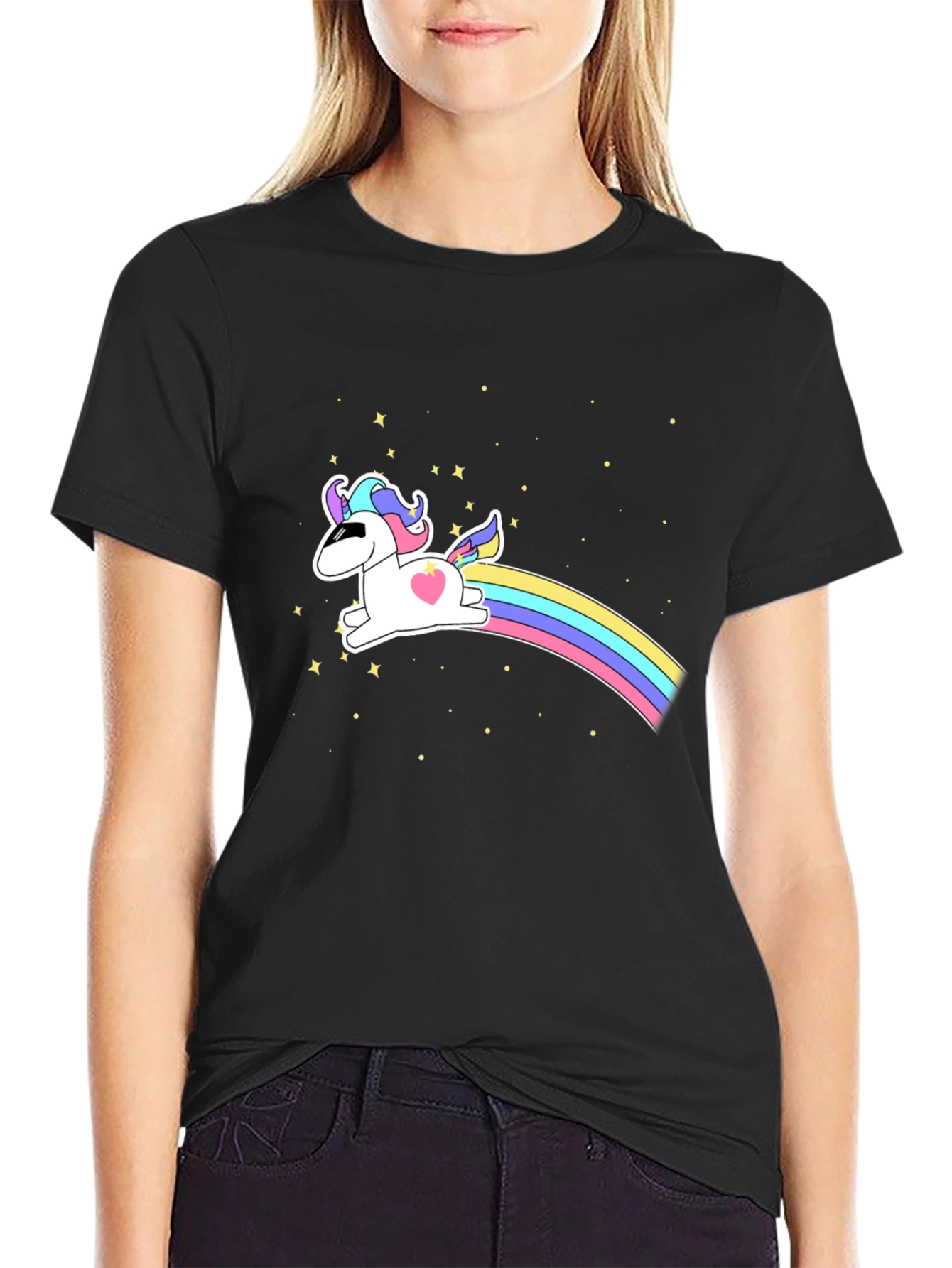 Rainbow Unicorn Graphic Tee