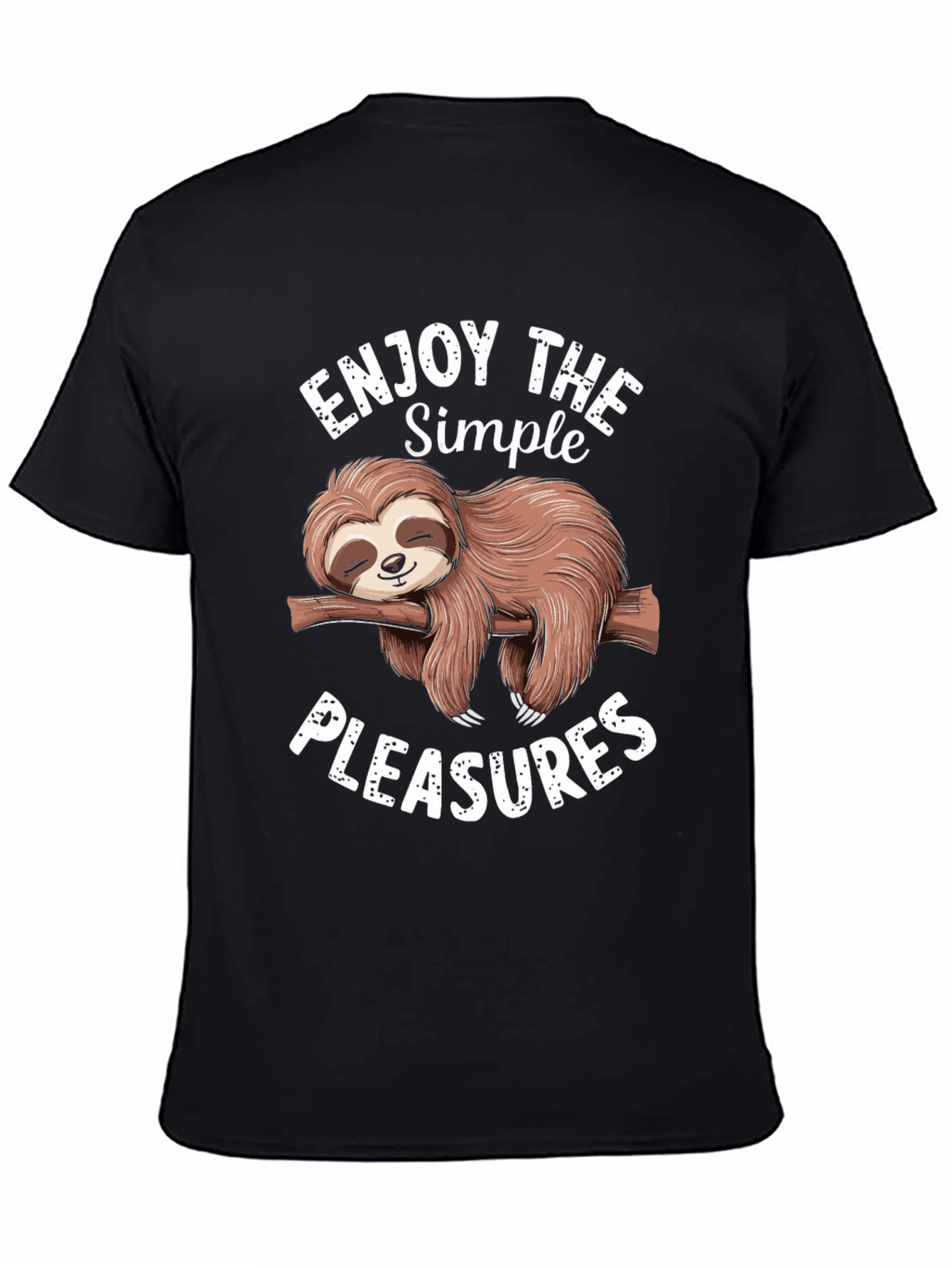 Enjoy Simple Pleasures Sloth Graphic Tee