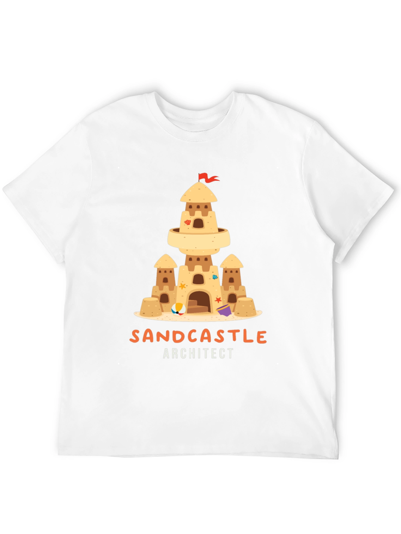 Sandcastle Architect Graphic T-Shirt