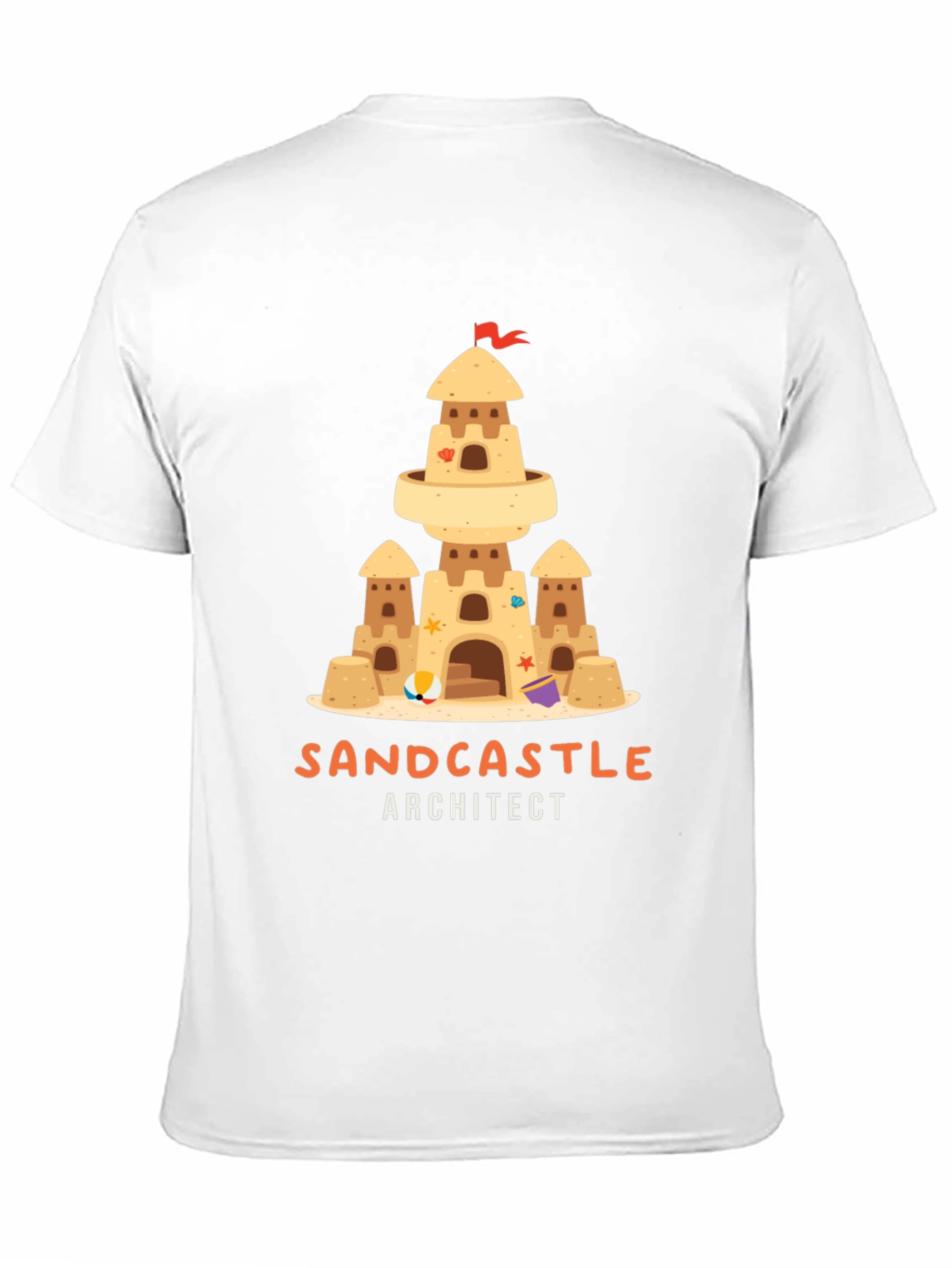 Sandcastle Architect Graphic T-Shirt