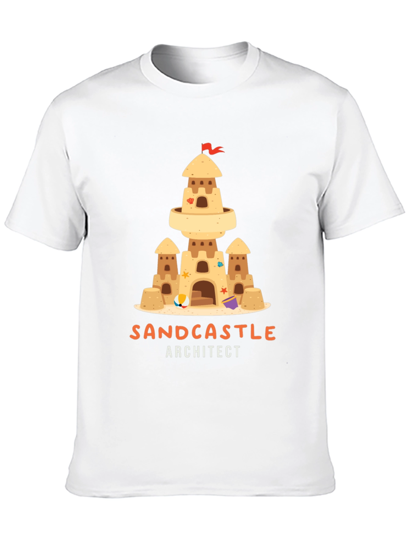 Sandcastle Architect Graphic T-Shirt