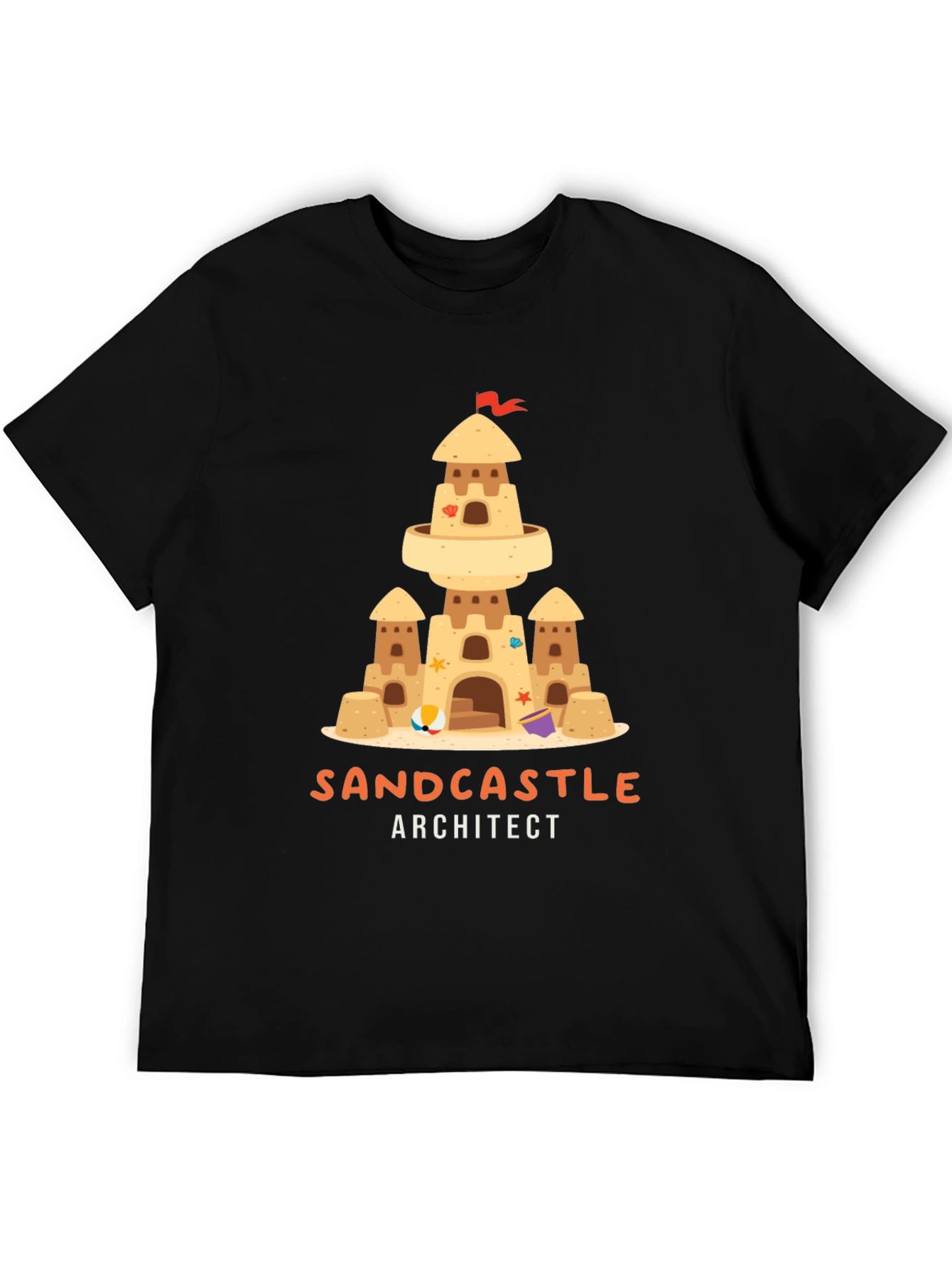 Sandcastle Architect Graphic T-Shirt