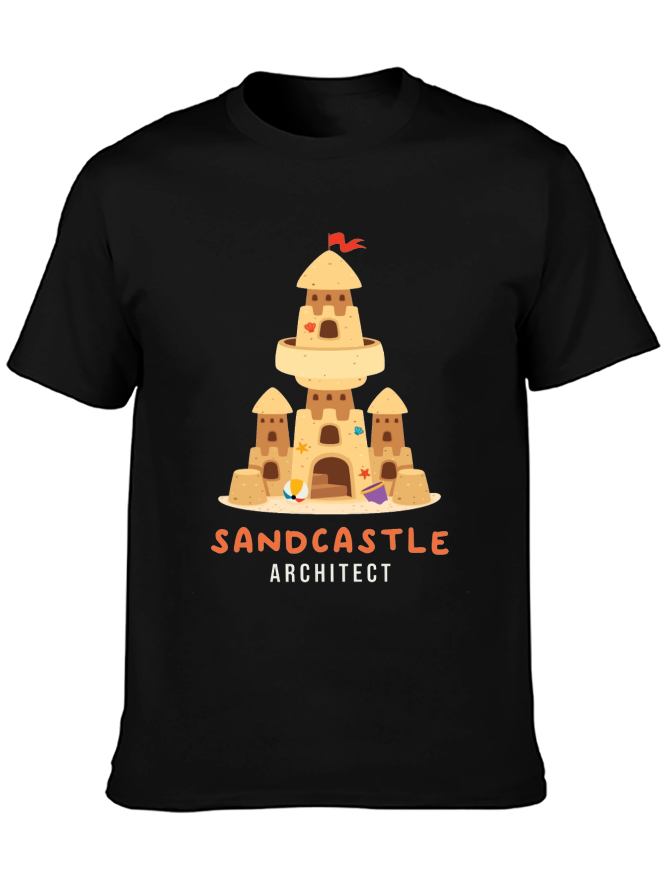 Sandcastle Architect Graphic T-Shirt