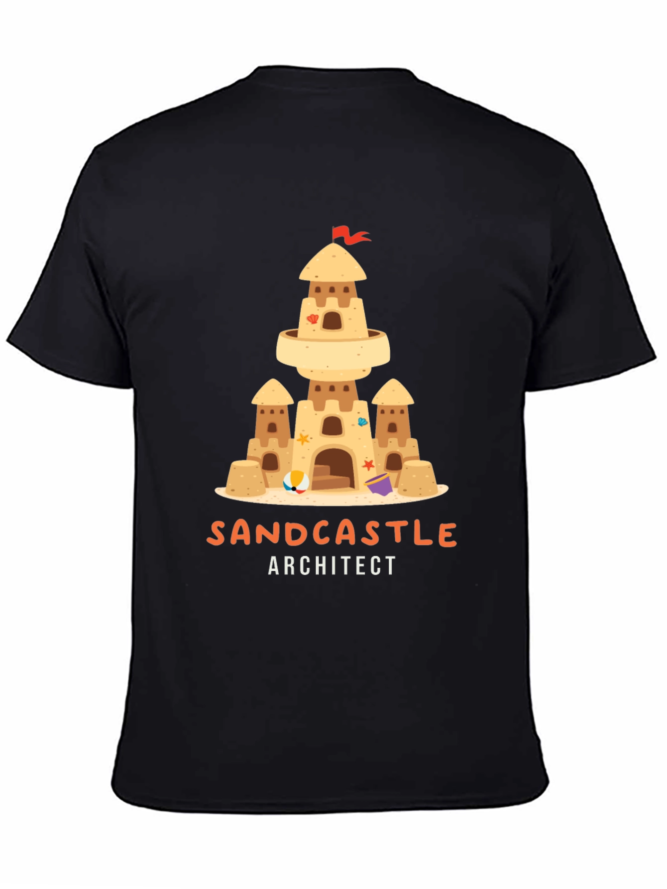 Sandcastle Architect Graphic T-Shirt