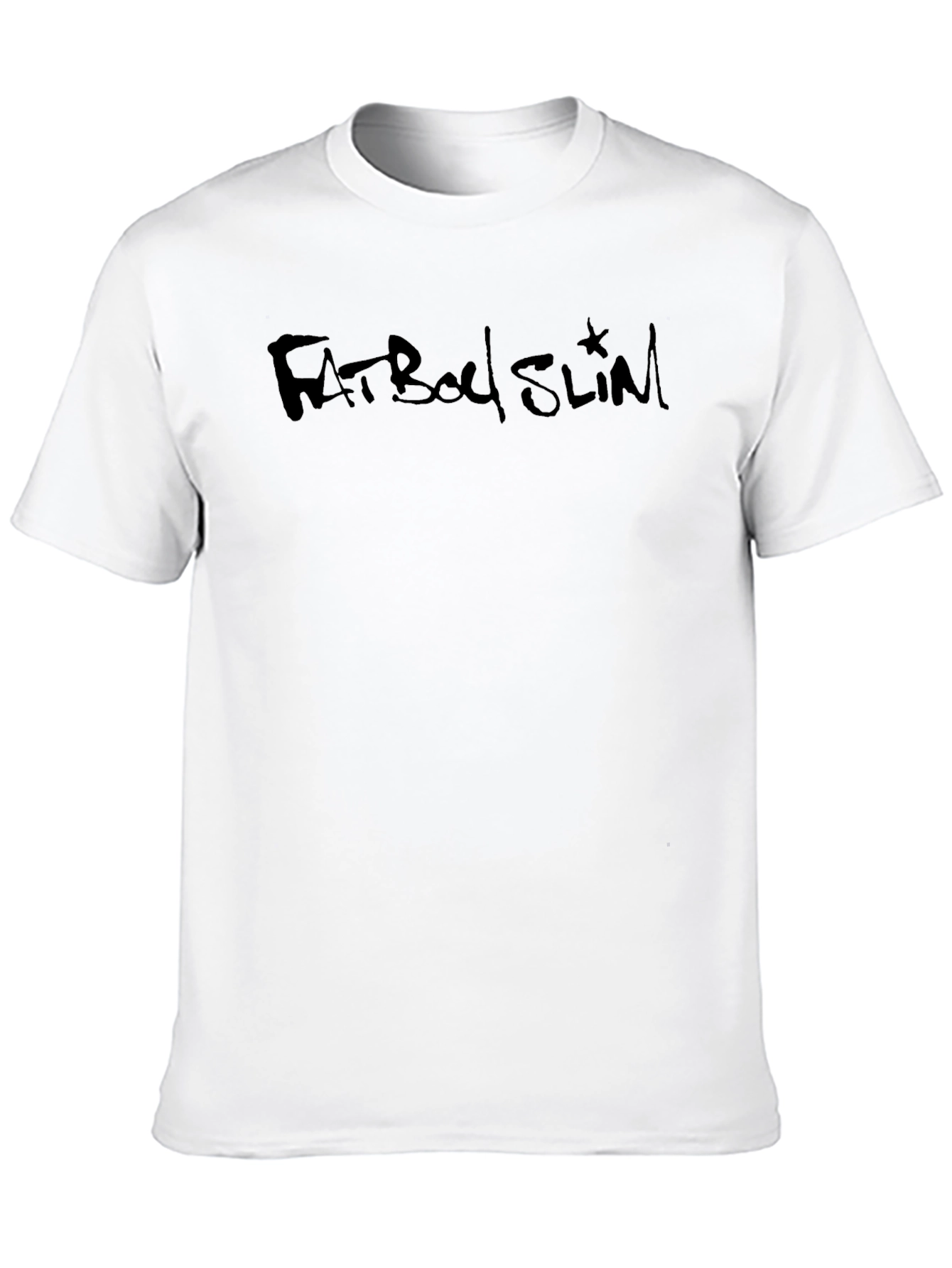 Fatboy Slim Graphic Tee - Black Cotton T-Shirt