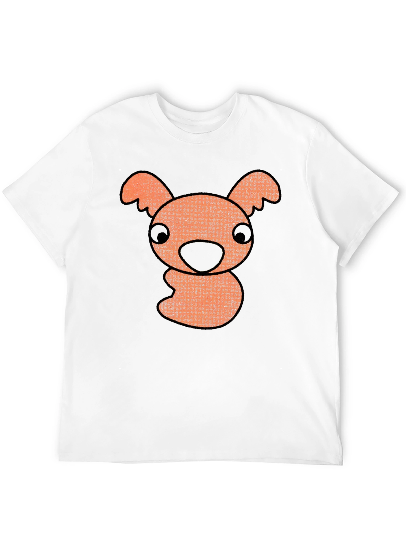 Cartoon Koala Graphic T-Shirt - Black