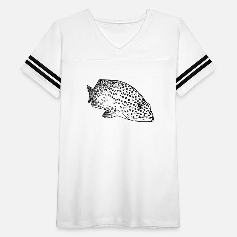Elegant Vintage Spotted Grouper