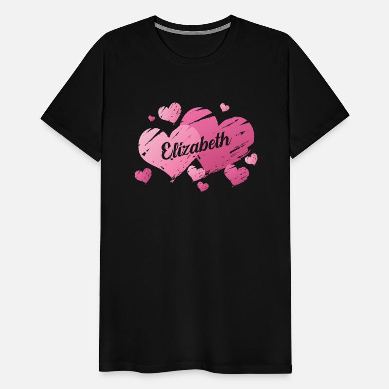 Elizabeth Name beautiful Hearts