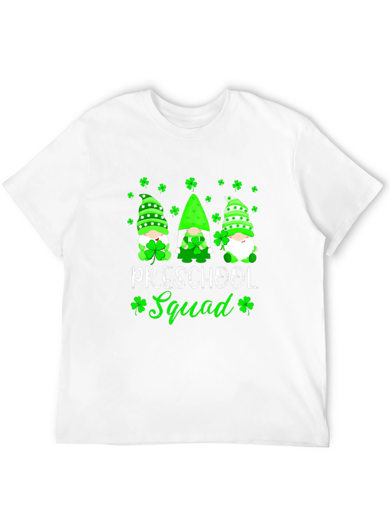 Preschool Squad St. Patricks Day Gnome T-Shirt