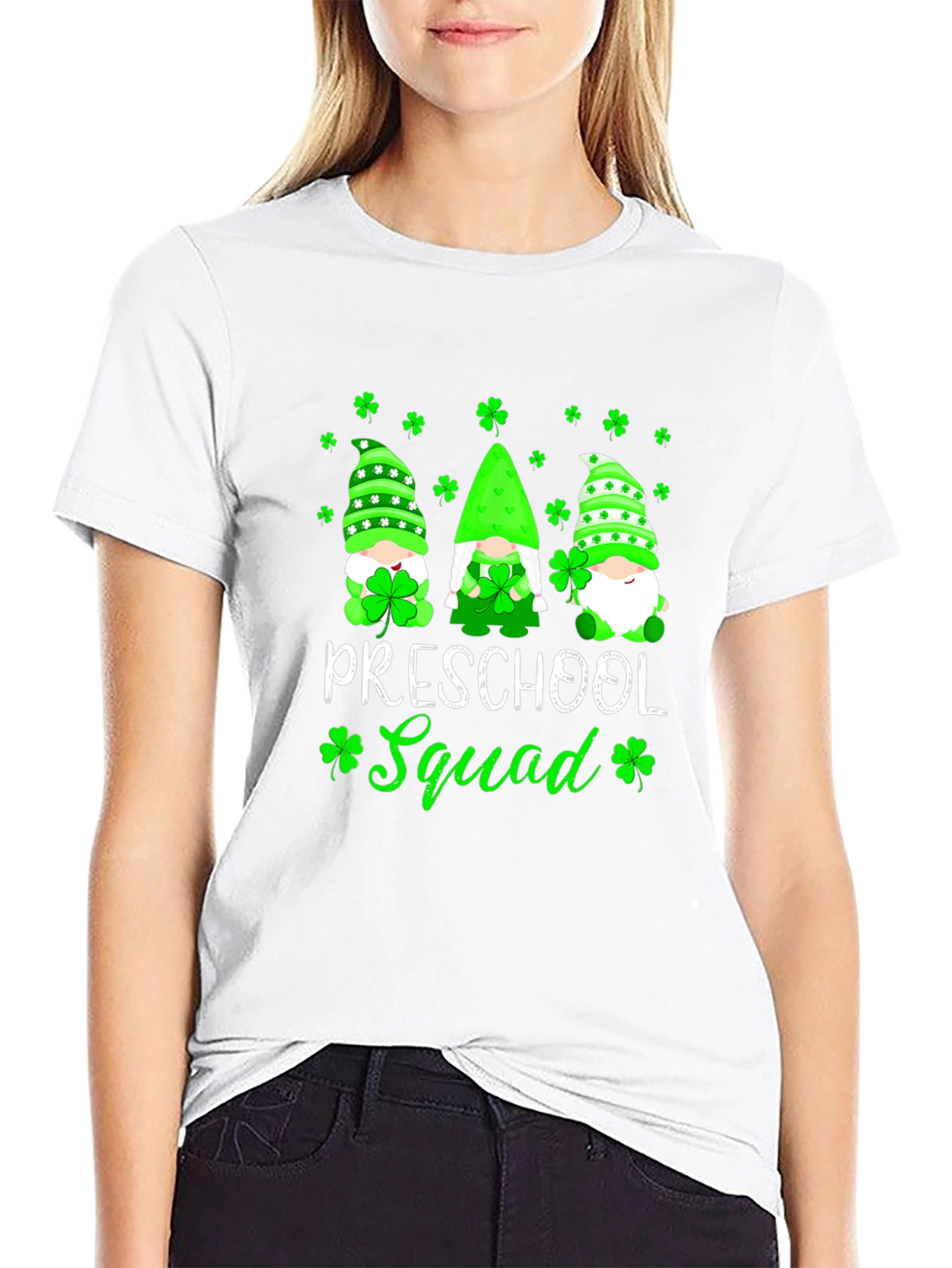 Preschool Squad St. Patricks Day Gnome T-Shirt