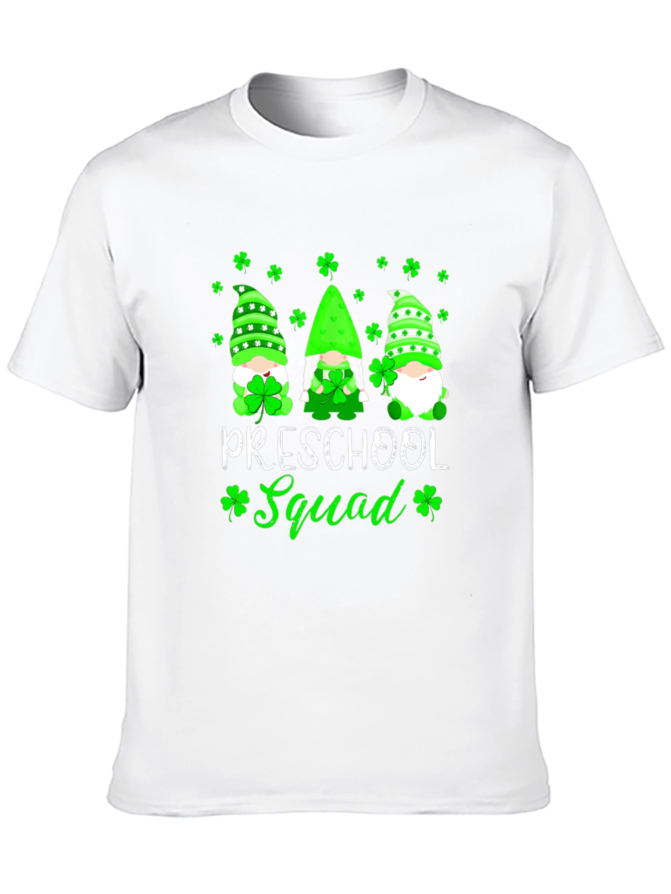 Preschool Squad St. Patricks Day Gnome T-Shirt