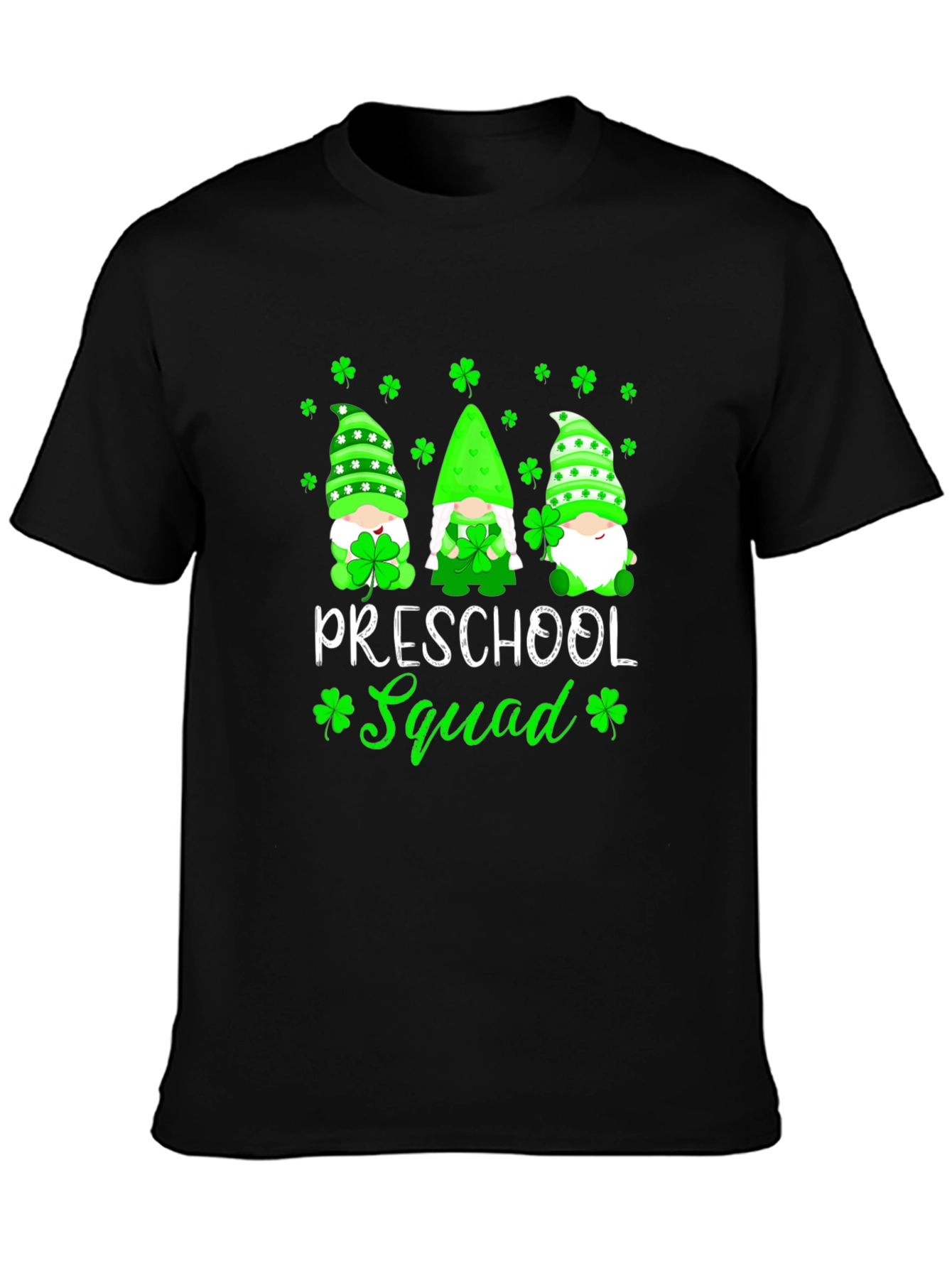 Preschool Squad St. Patricks Day Gnome T-Shirt