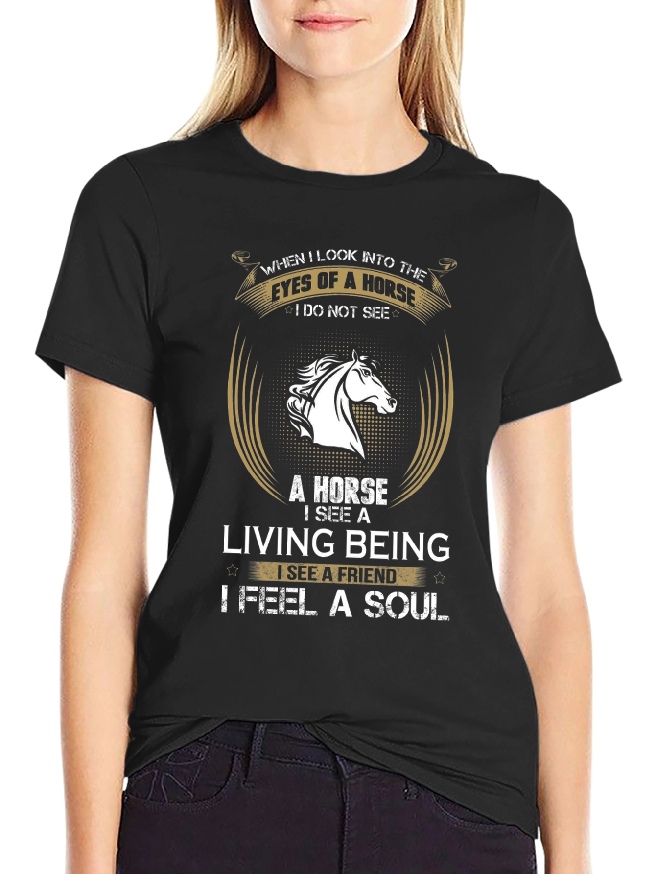 Horse Lover T-Shirt -  Soulful Equestrian Design