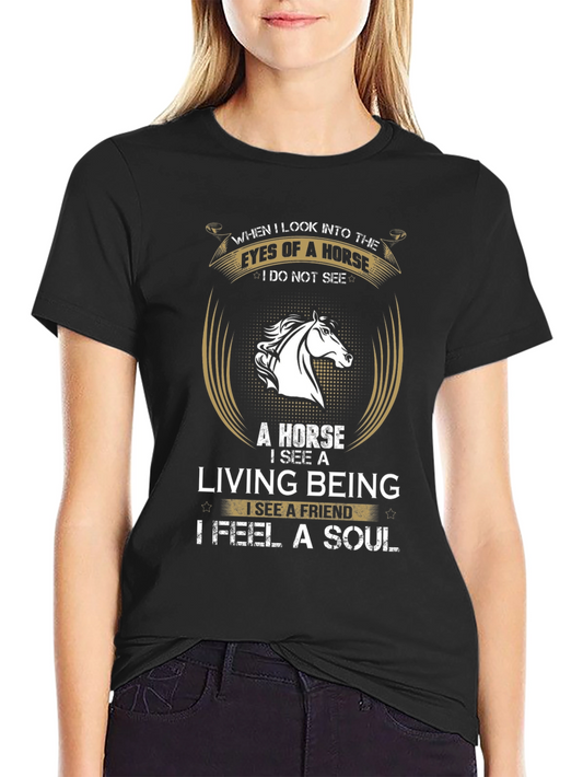 Horse Lover T-Shirt -  Soulful Equestrian Design