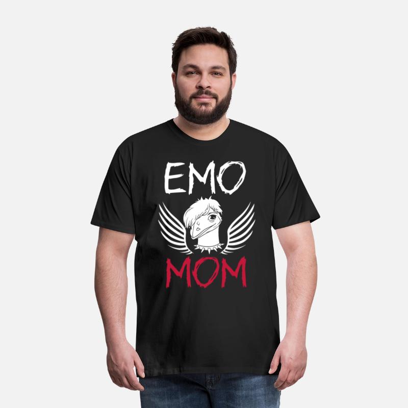 Emo Girl Emu Bird Emocore Punk Aesthetic Goth