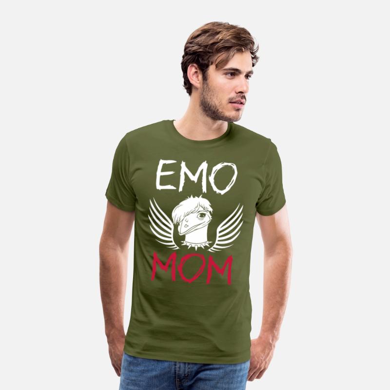 Emo Girl Emu Bird Emocore Punk Aesthetic Goth