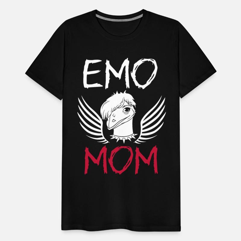 Emo Girl Emu Bird Emocore Punk Aesthetic Goth