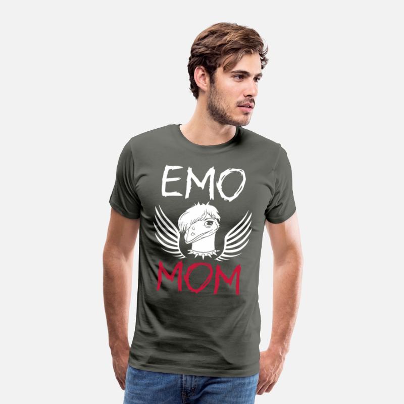 Emo Girl Emu Bird Emocore Punk Aesthetic Goth