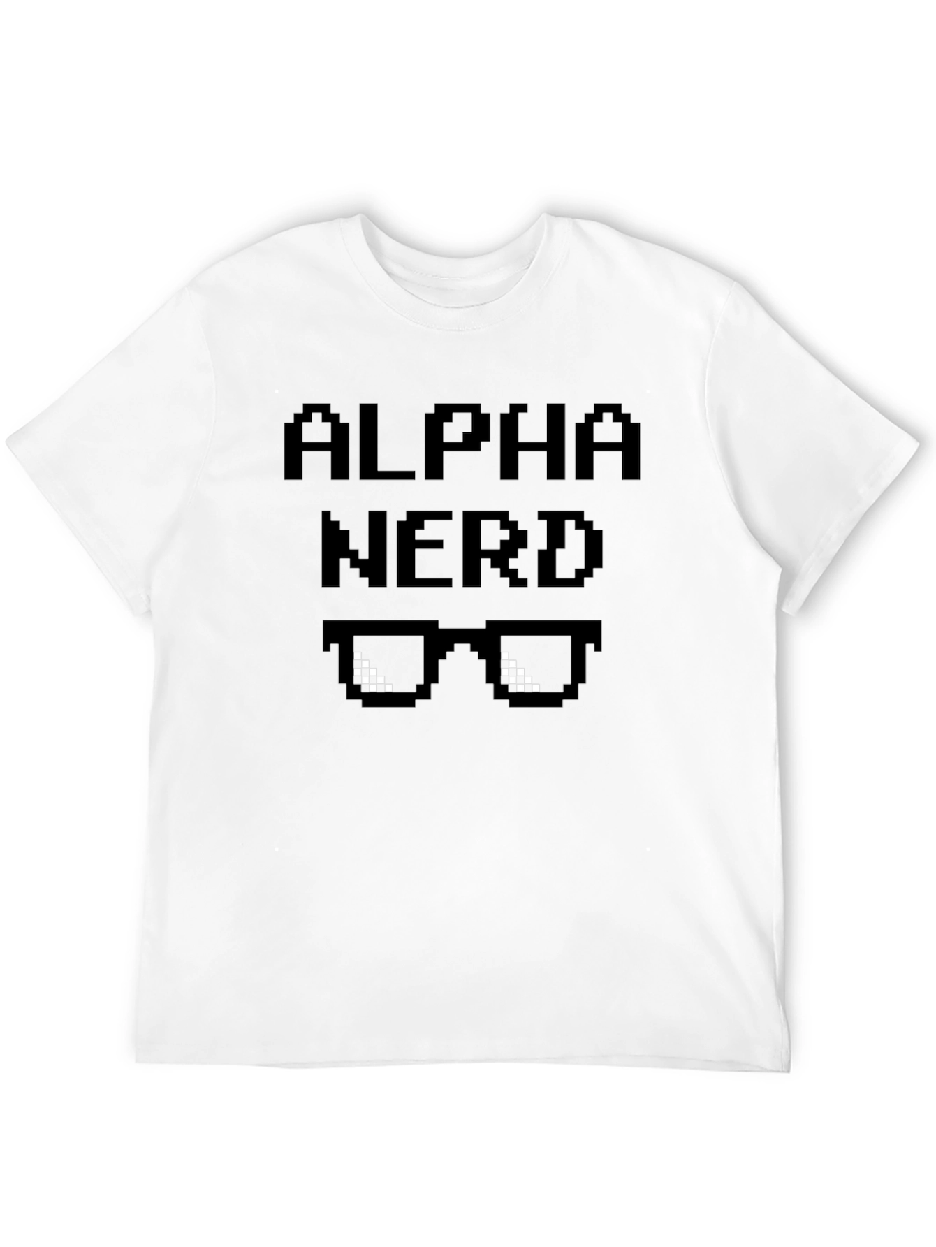 Alpha Nerd Pixel Graphic Tee