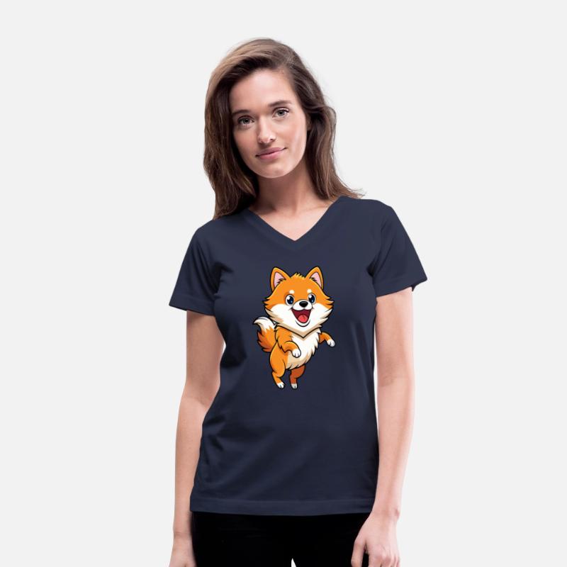 Energetic Pomeranian Bouncing with Excitement