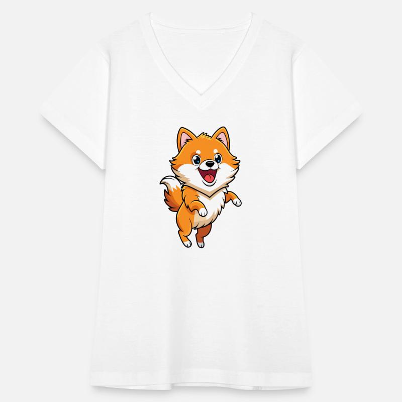 Energetic Pomeranian Bouncing with Excitement