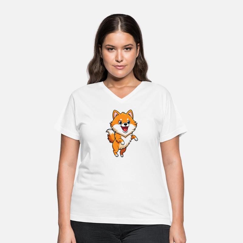 Energetic Pomeranian Bouncing with Excitement