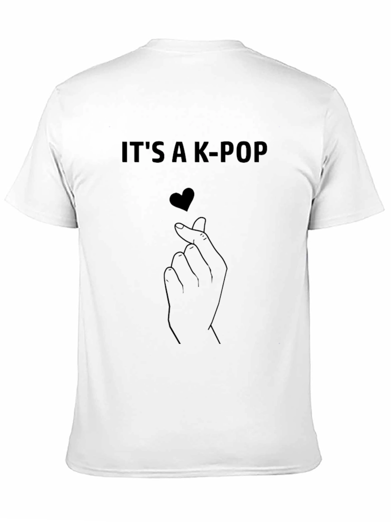 K-Pop Heart Graphic Tee