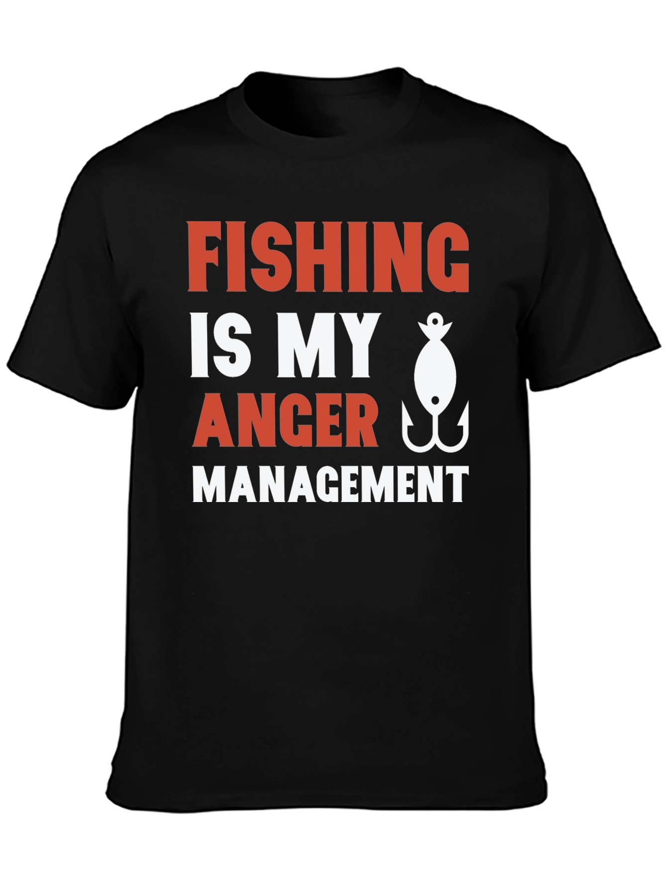 Fishing Anger Management Graphic Tee
