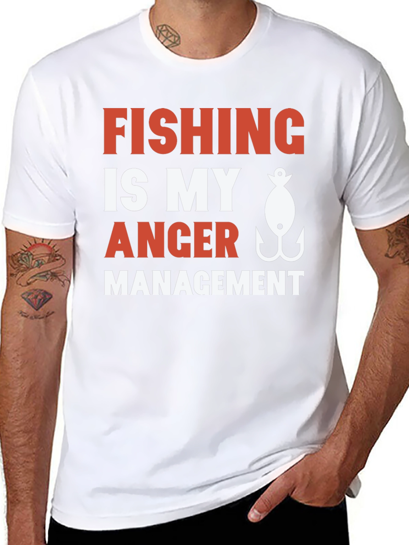 Fishing Anger Management Graphic Tee