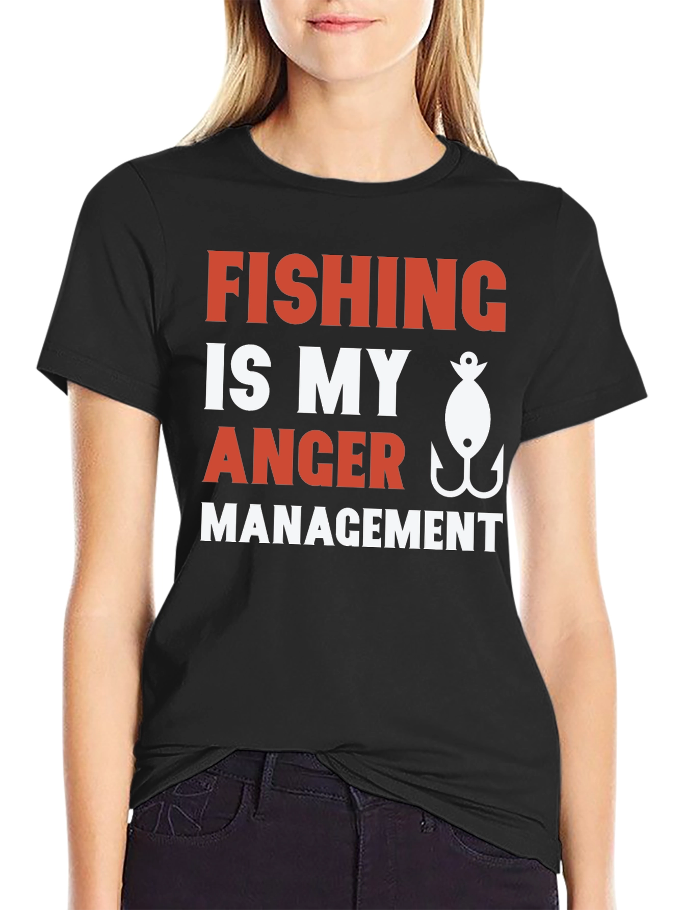 Fishing Anger Management Graphic Tee
