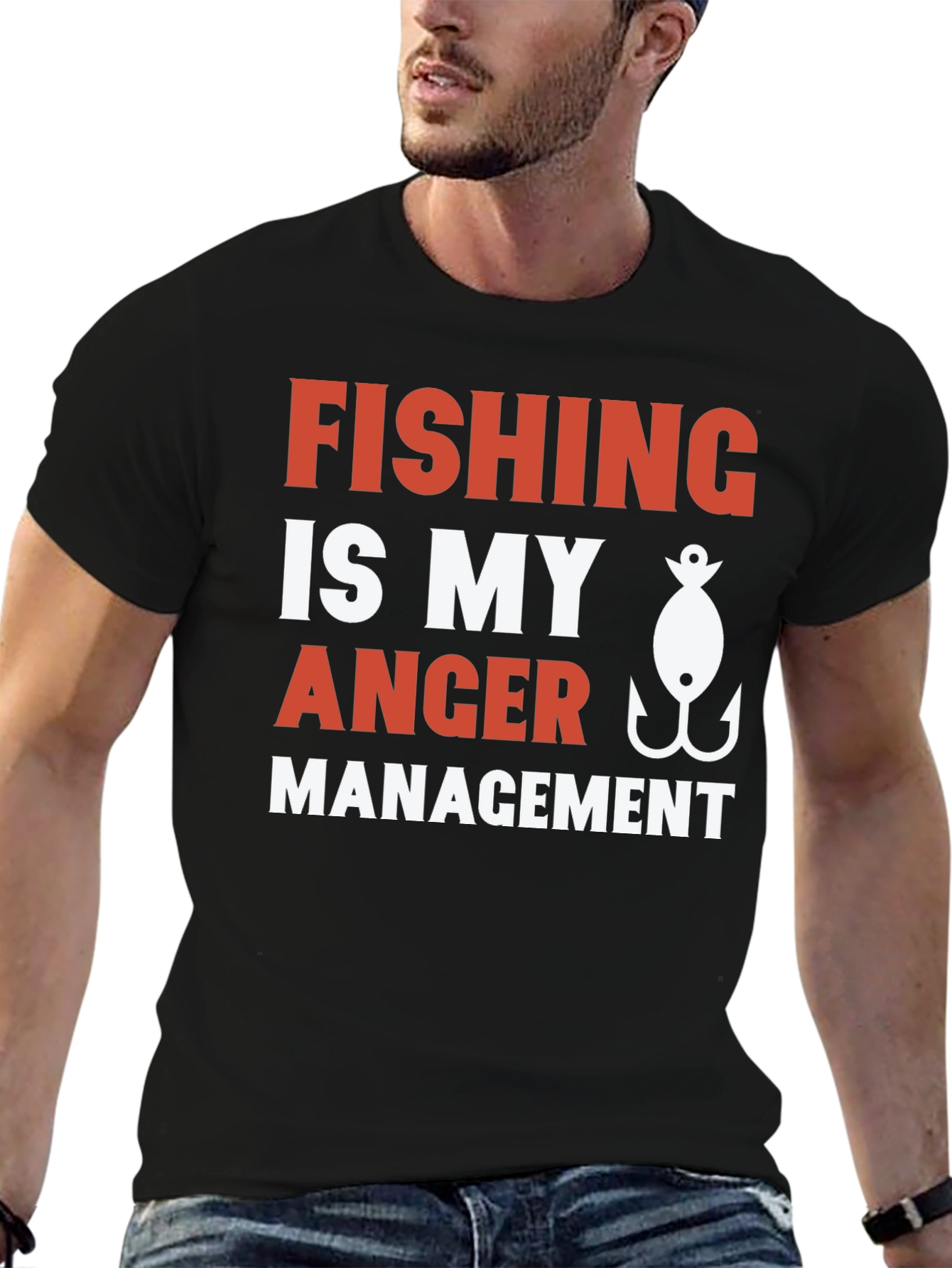 Fishing Anger Management Graphic Tee