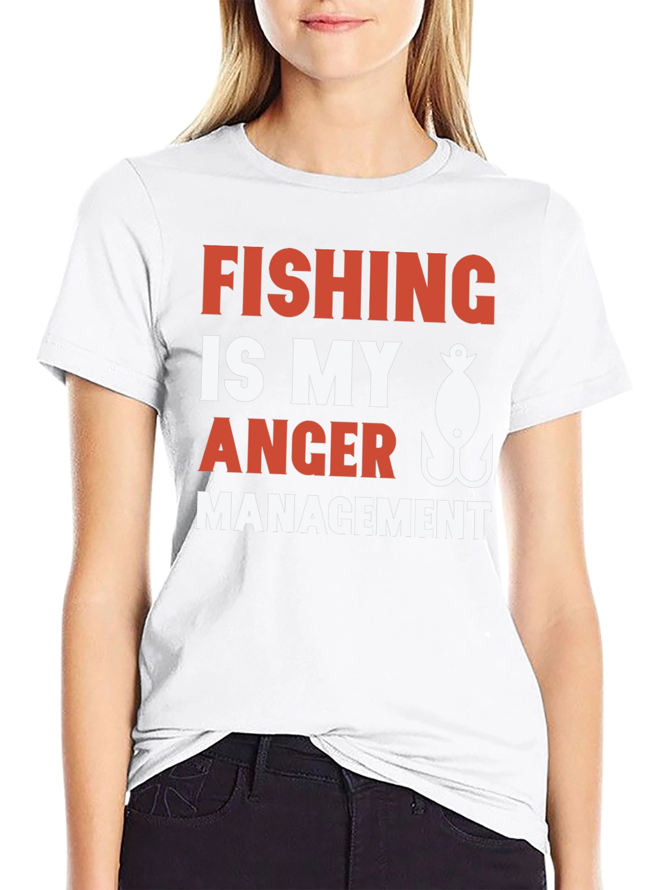 Fishing Anger Management Graphic Tee