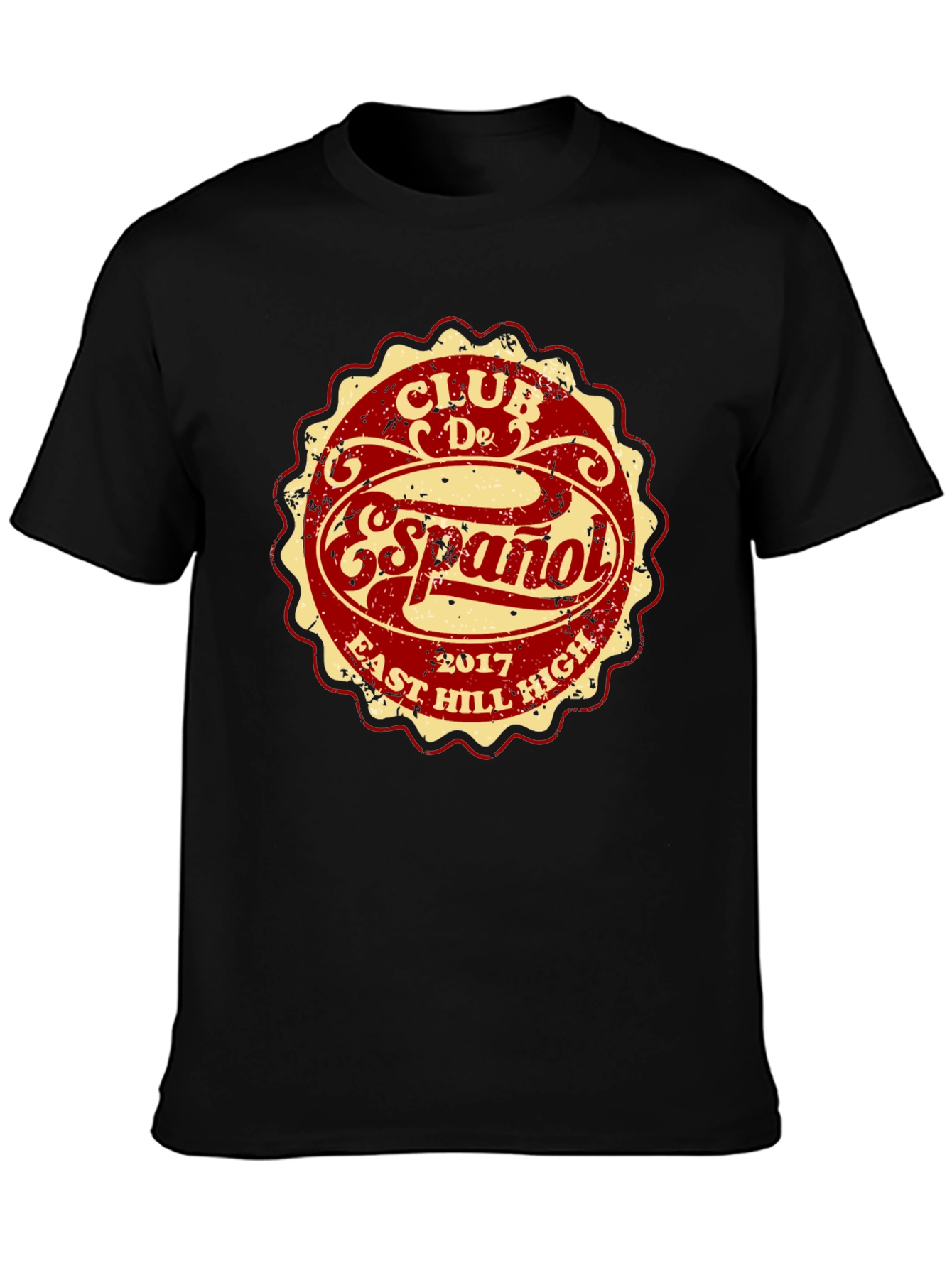 Club De Español T-Shirt - East Hill High 2017