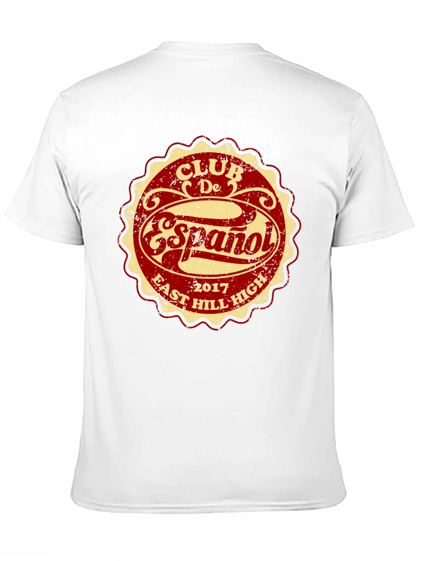 Club De Español T-Shirt - East Hill High 2017