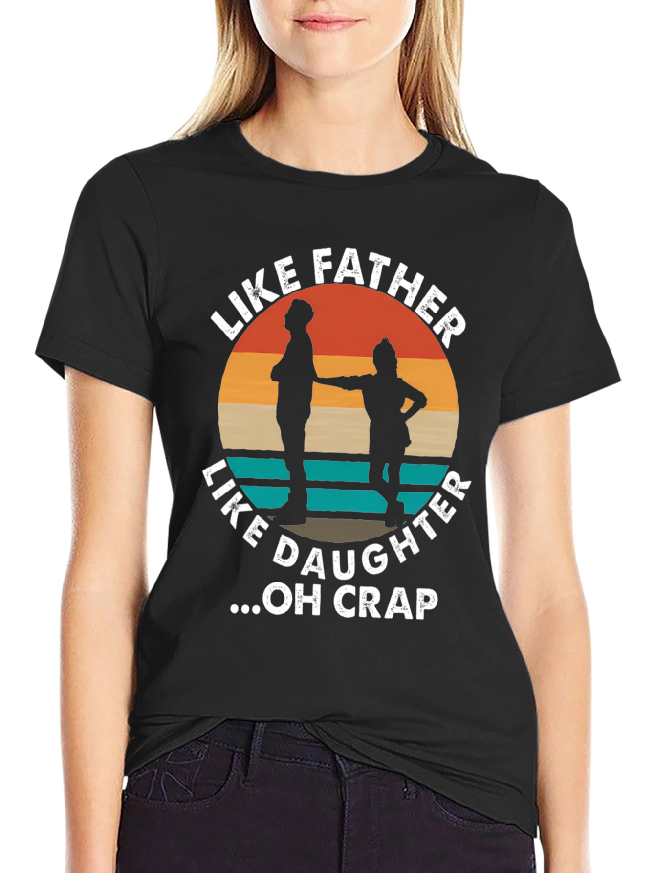 Like Father Like Daughter Funny T-Shirt