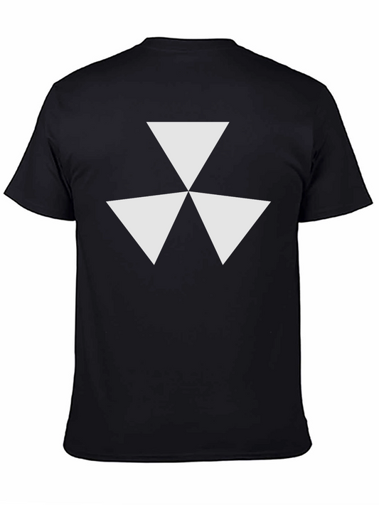 Geometric Triangle Design Tee - Modern Style