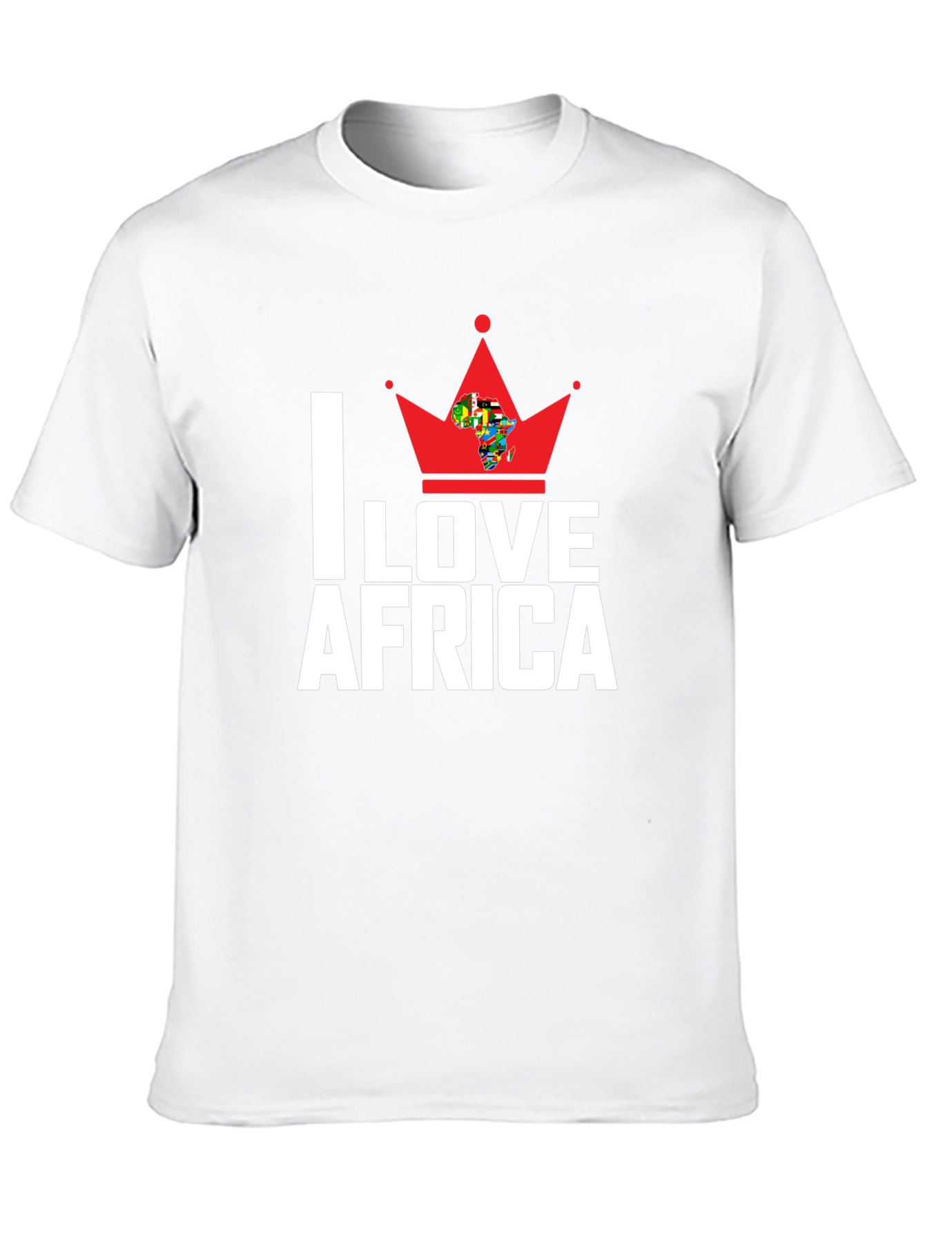 I Love Africa T-Shirt - Graphic Print