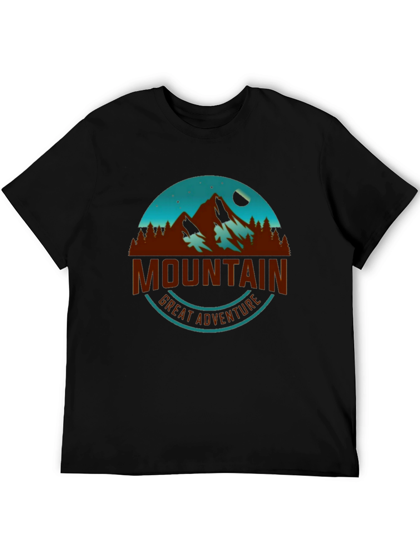 Mountain Adventure Graphic Tee - Black