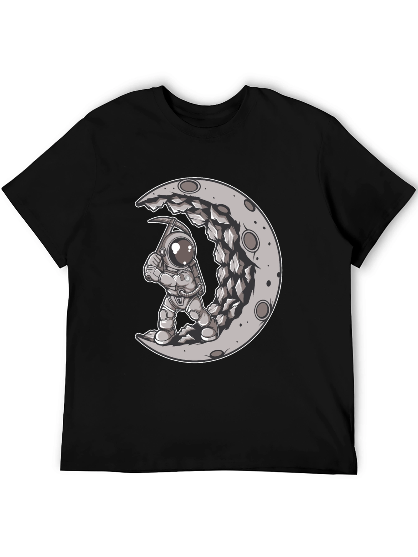 Astronaut Moon Mining Graphic Tee