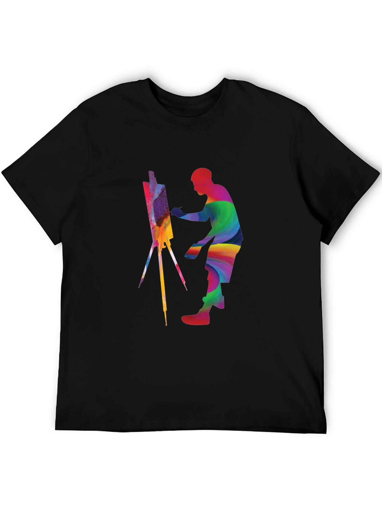 Rainbow Painter Graphic T-Shirt