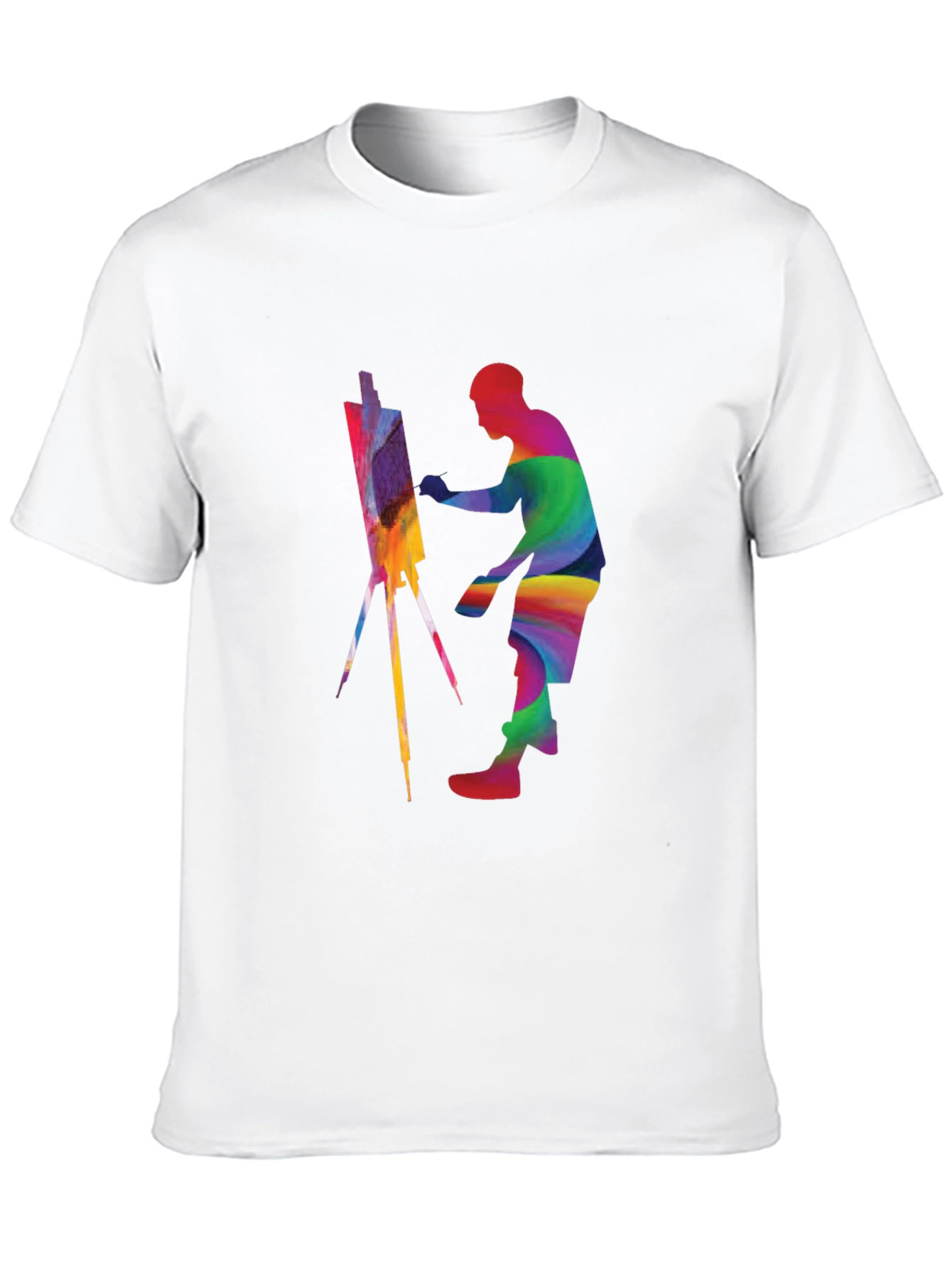 Rainbow Painter Graphic T-Shirt