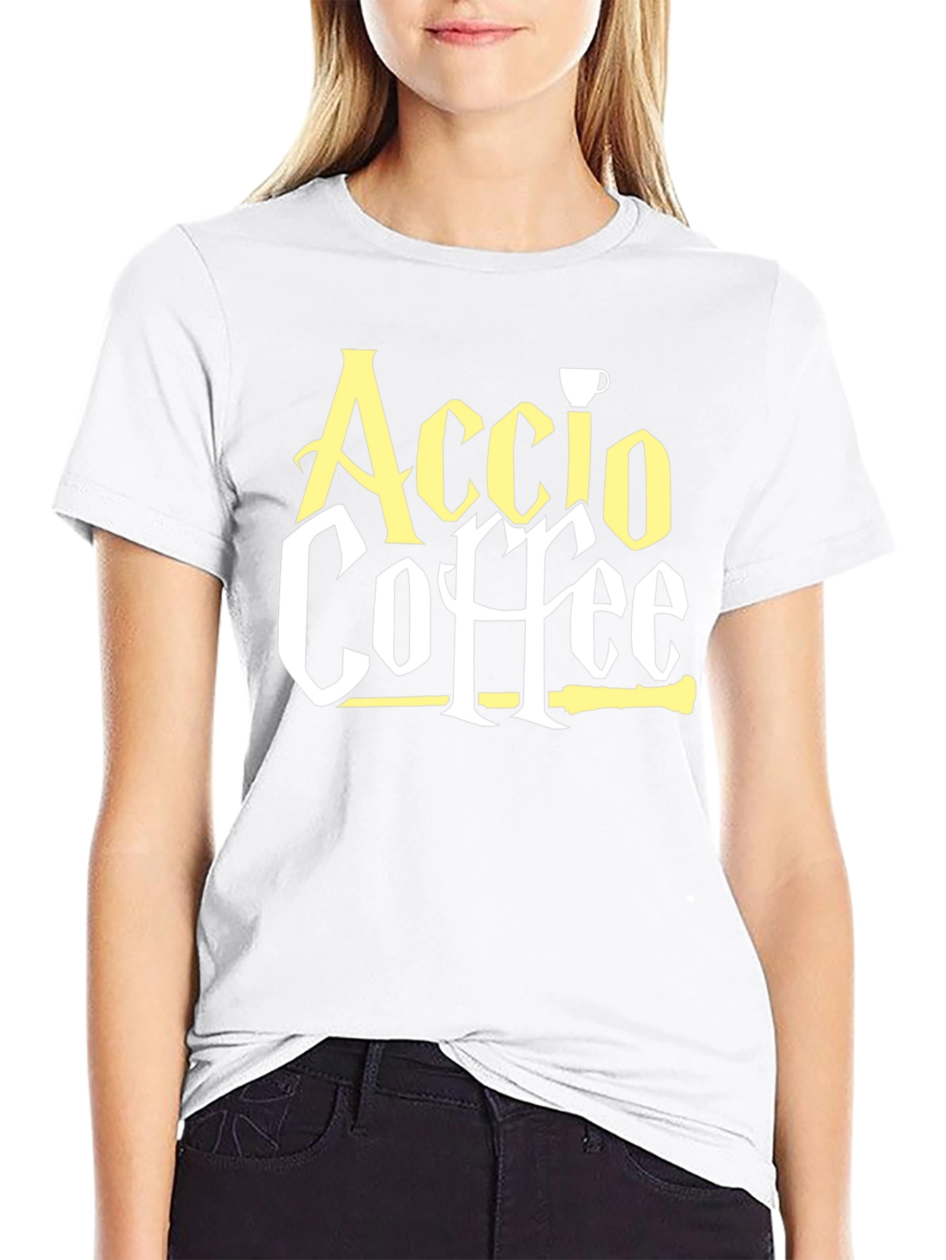 Accio Coffee T-Shirt - Magic and Caffeine
