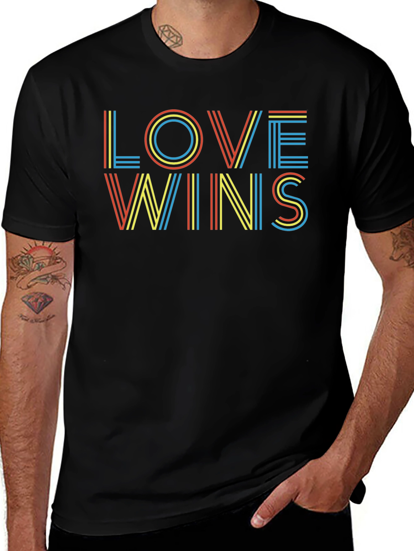 Love Wins Graphic Tee - Stylish Pride Shirt