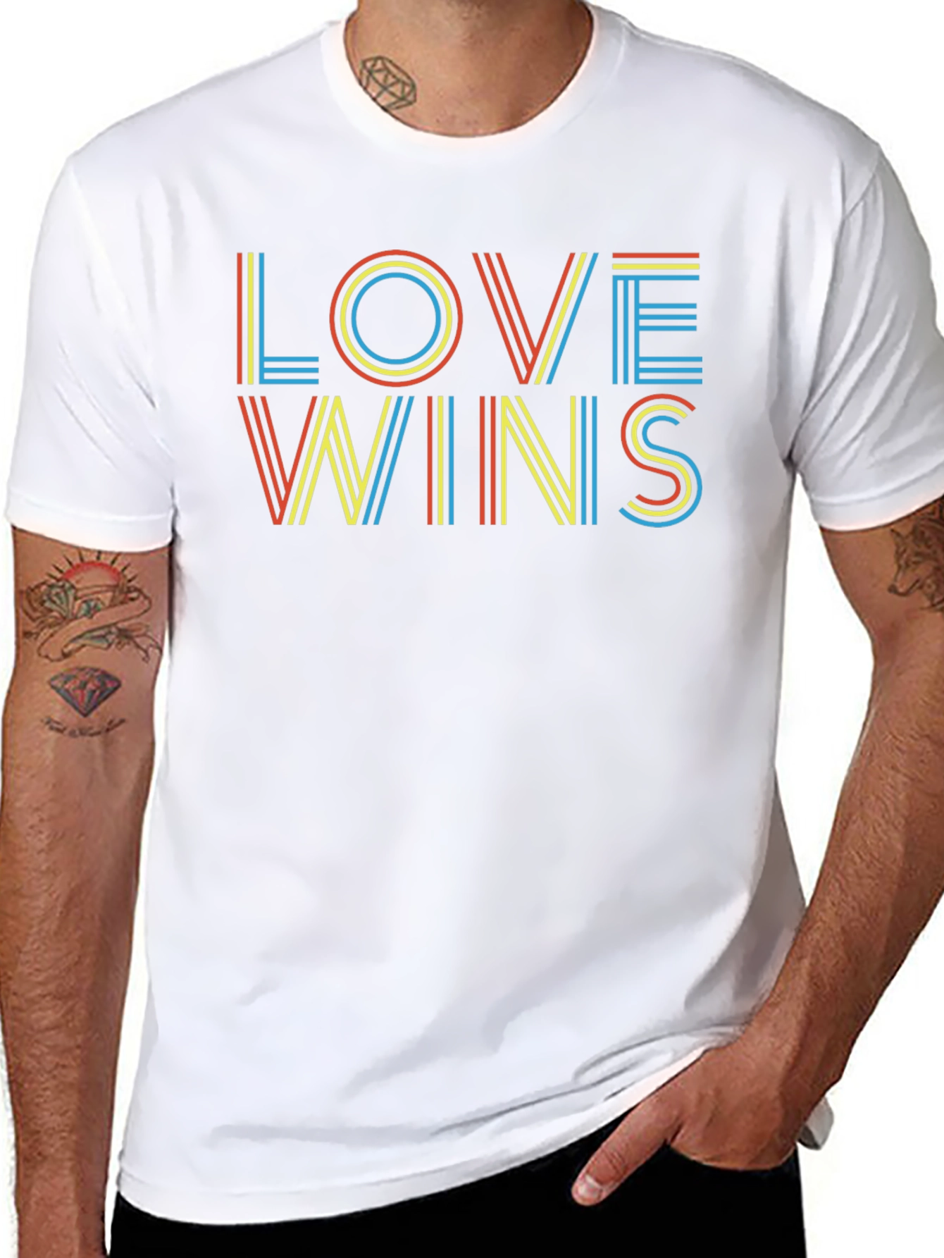 Love Wins Graphic Tee - Stylish Pride Shirt