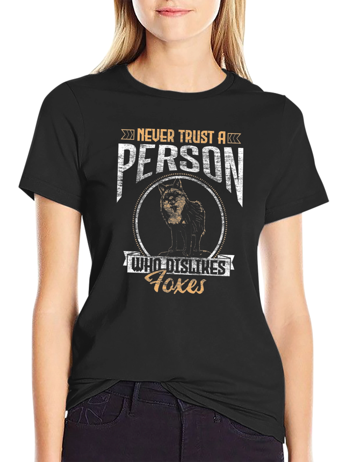 Never Trust a Person Who Dislikes Foxes T-Shirt