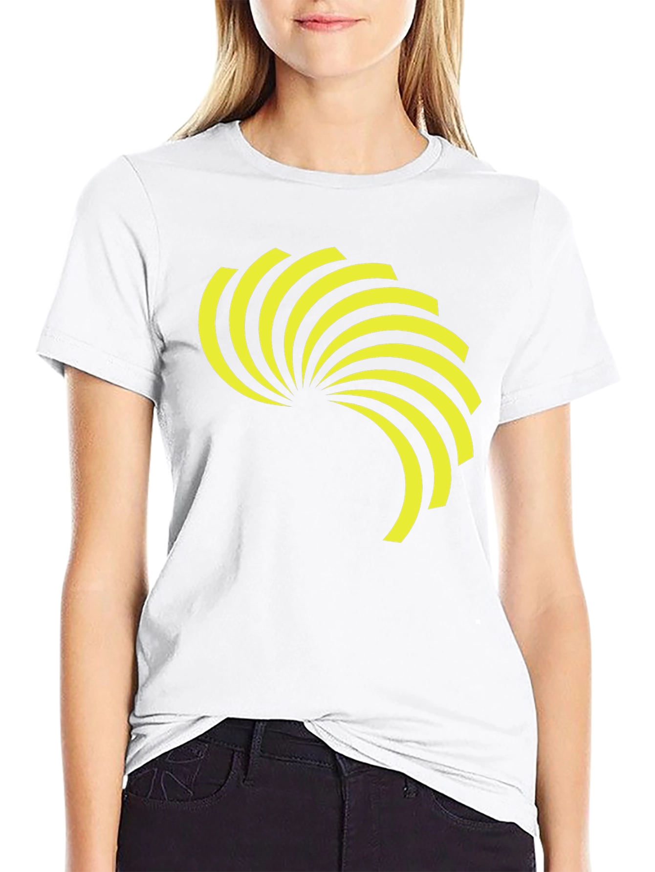 Mens Black Tee with Graphic Design