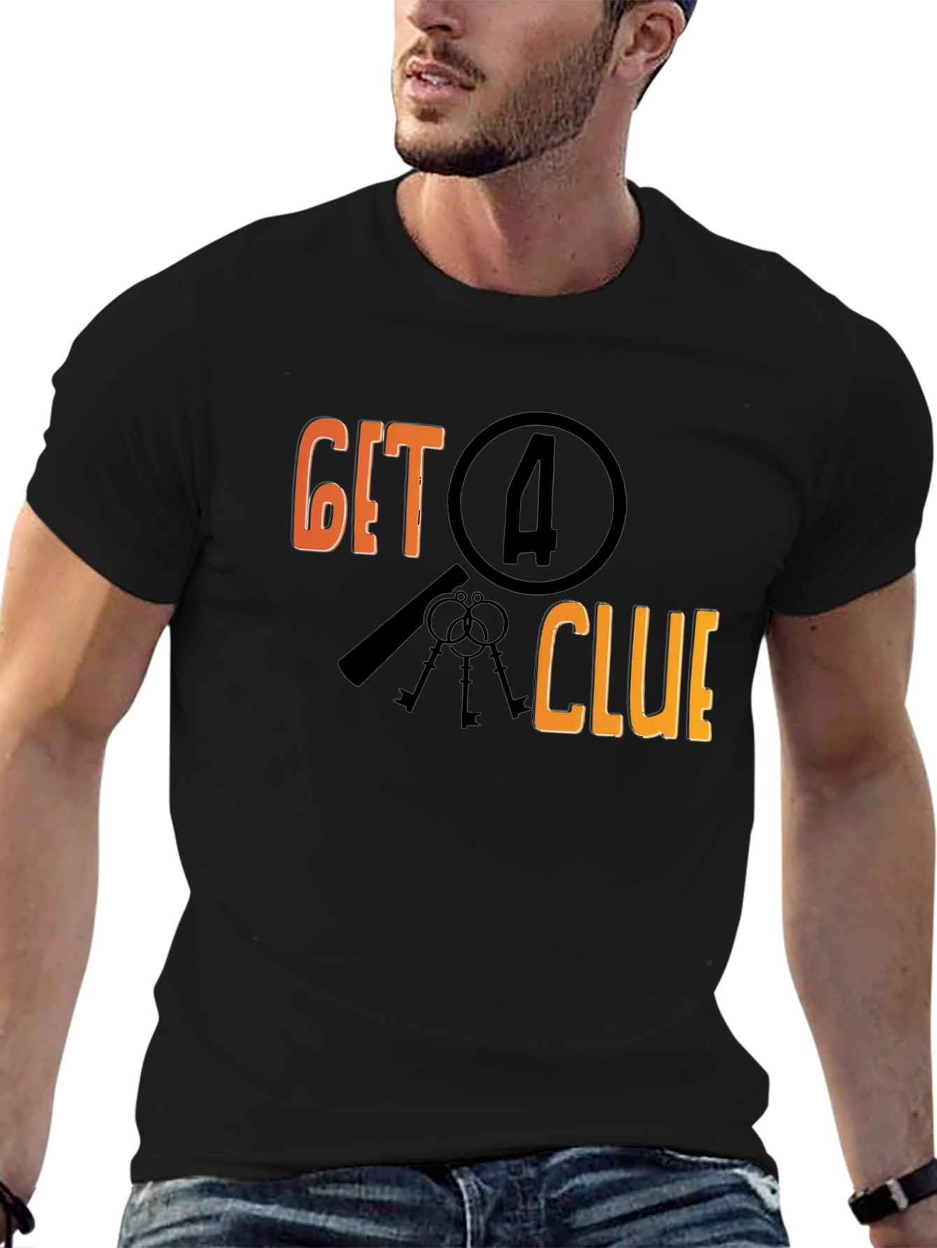 Get 4 Clue Graphic T-Shirt