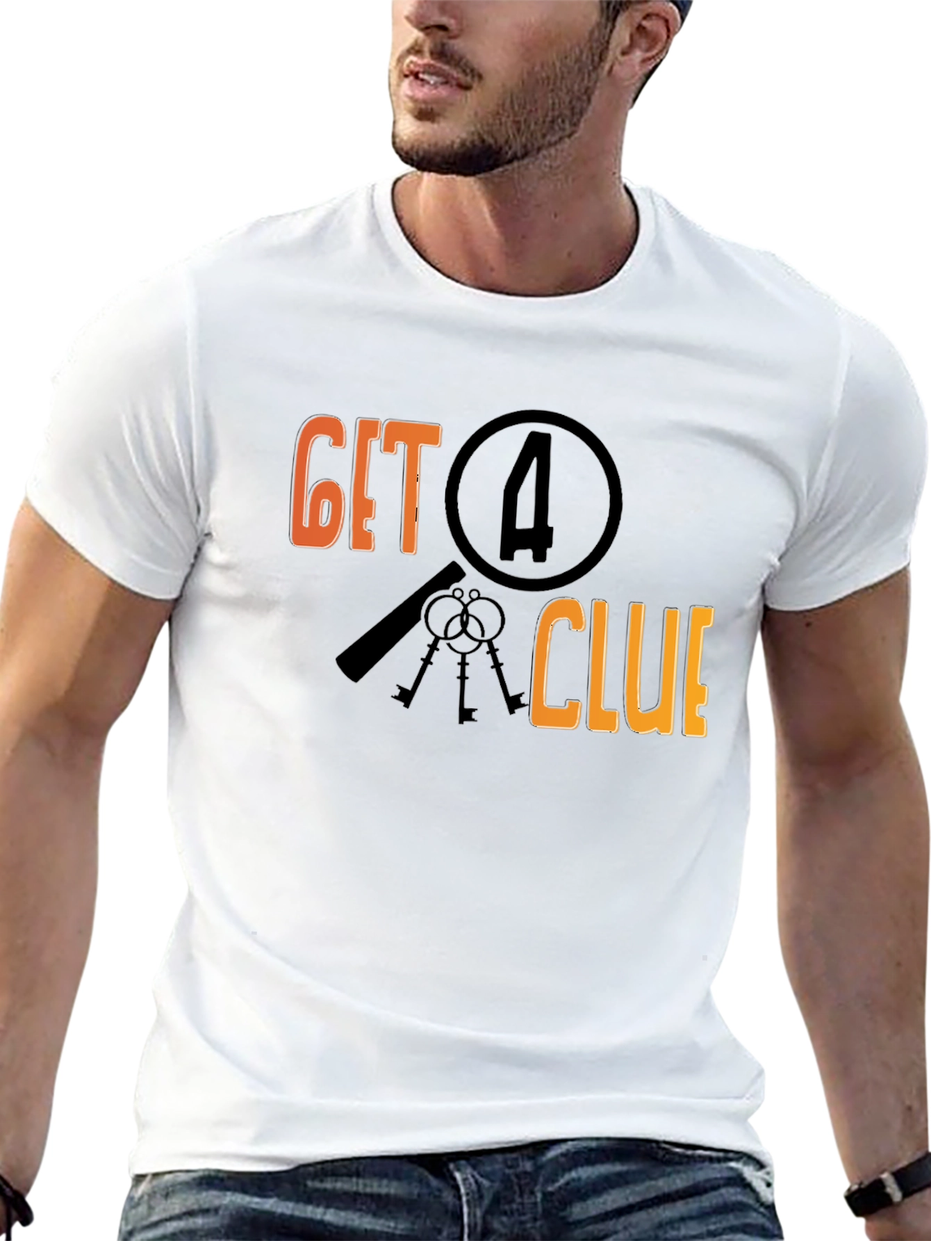 Get 4 Clue Graphic T-Shirt